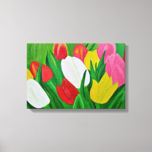 Tulpen Canvasprint Canvas Afdruk