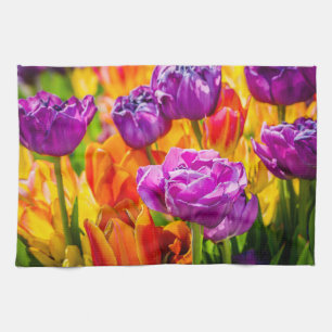 Tulpen die 12a kantelen theedoek
