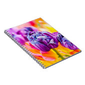 Tulpen die 14 kantelen notitieboek (Rechterzijde)