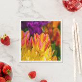 Tulpen die 16 kantelen servetten (Insitu)