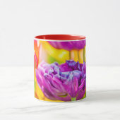 Tulpen die diepe roze aftappen mok (Midden)