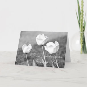 Tulpen Dochter bruiloft Gefeliciteerd Kaart