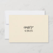 Tulpen Droom QR Code RSVP Kaart (Achterkant)