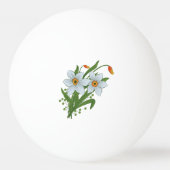 Tulpen en Daffodils Flowers Pingpongballen (Achterkant)