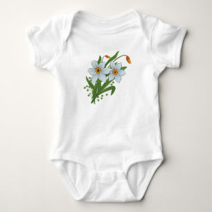 Tulpen en Daffodils Flowers Romper