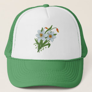 Tulpen en Daffodils Flowers Trucker Pet