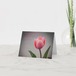 Tulpen en de Schrift Kaart