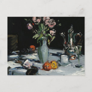 Tulpen en een koffiepot   Samuel John Peploe Briefkaart