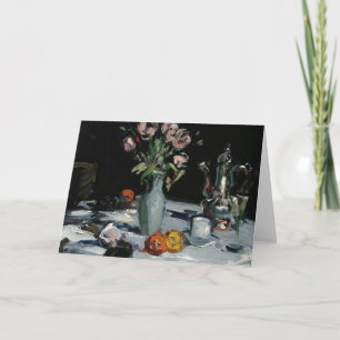 Tulpen en een koffiepot   Samuel John Peploe Kaart