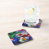 Tulpen en Fruit Onderzetter Set van 6 (Rechterzijde)