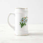 Tulpen en narcissen bloemen bierpul (Links)