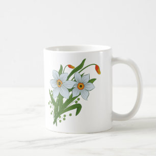 Tulpen en Narcissen Bloemen Koffiemok