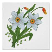 Tulpen en narcissen Bloemen