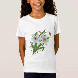 Tulpen en Narcissen Bloemen T-shirt