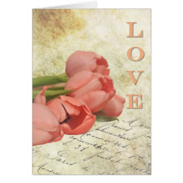 Tulpen en oude brief