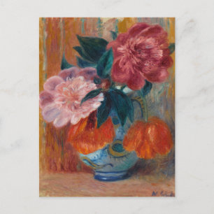Tulpen en pioenen   William James Glackens Briefkaart