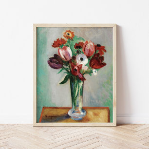 Tulpen en Ranunculus   Henri Manguin Poster