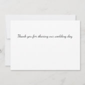 Tulpen en vlinders bedankt je kaart (Achterkant)