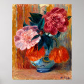 Tulpen en volken in Pitcher Poster (Voorkant)