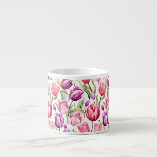Tulpen Espresso Mok (Voorkant)