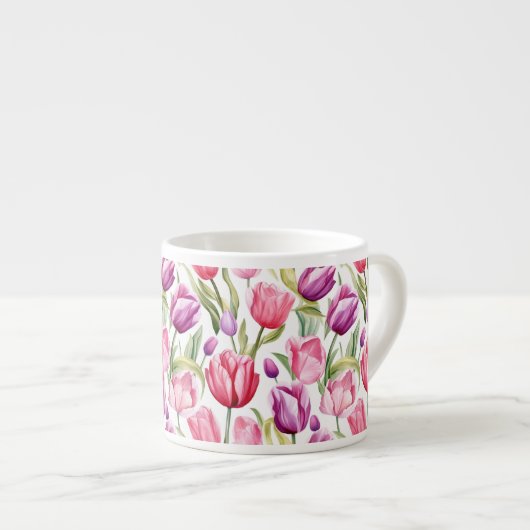 Tulpen Espresso Mok (Voorkant rechts)
