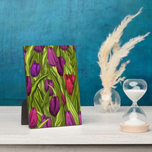Tulpen Fotoplaat (Zijkant)