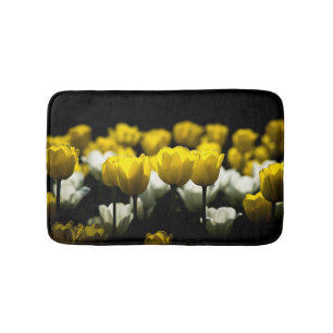 Tulpen geel en wit badmat