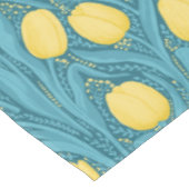 Tulpen in blauw en geel tafelkleed (Gekanteld)