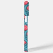 Tulpen in blauw en rood Case-Mate iPhone case (Achterkant / Rechts)