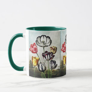 Tulpen in meerdere kleuren in de stijl van Moody R Mok