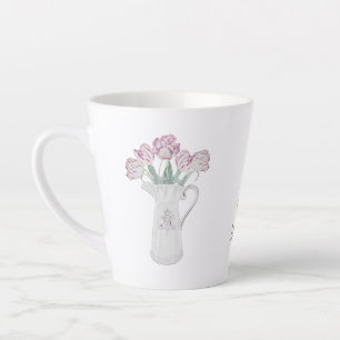 Tulpen in Pitcher Ceramic Latte Mok