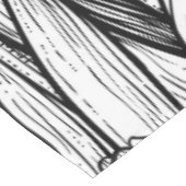 Tulpen in zwart-wit tafelkleed (Gekanteld)