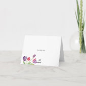 Tulpen Kaart (Achterkant)