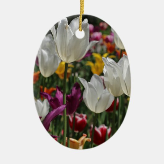 Tulpen Keramisch Ornament (Voorkant)