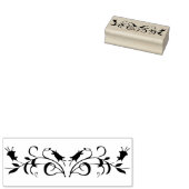 Tulpen kunststempel 	rubberstempel (Gestempeld)