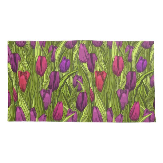 Tulpen Kussensloop (Achterkant)