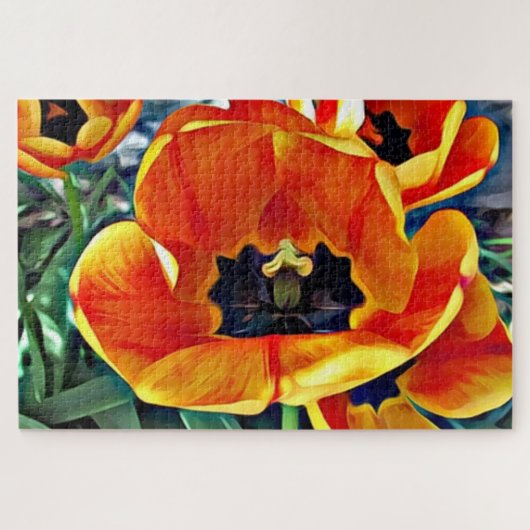 Tulpen Legpuzzel (Horizontaal)