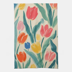 Tulpen Lente Pracht Theedoek