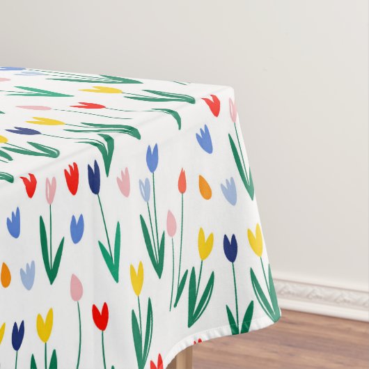Tulpen met kleur tafelkleed (Voorbeeld)