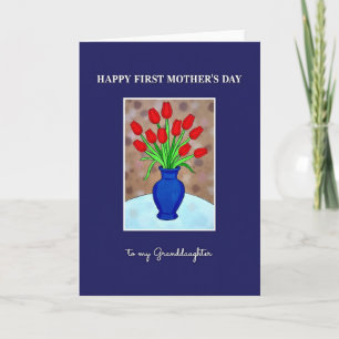 Tulpen Moederdag Eerste Kaart