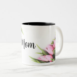 Tulpen Moederdag Tweekleurige Koffiemok