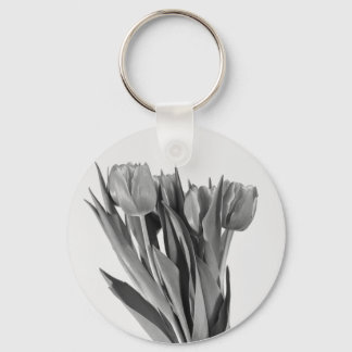 Tulpen op wit - Sleutelhanger