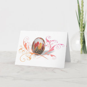 tulpen paasei feestdagen kaart
