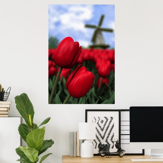 Tulpen Poster (Thuiskantoor)