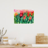 tulpen poster (Keuken)