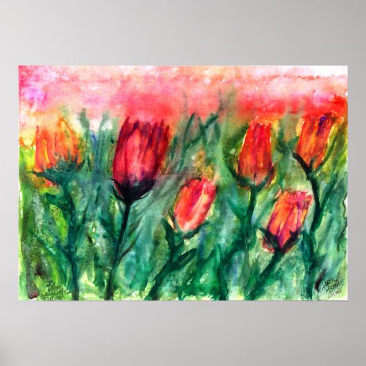 tulpen poster (Voorkant)