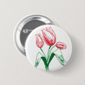 Tulpen Ronde Button 5,7 Cm (Voorkant /achterkant)