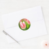 Tulpen Ronde Sticker (Envelop)