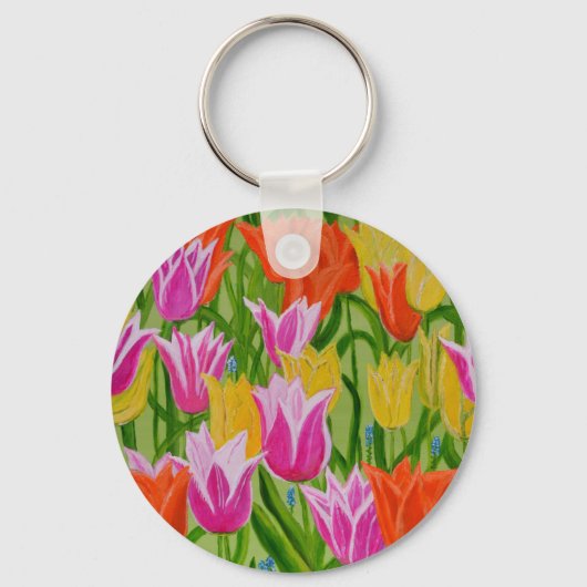 Tulpen Sleutelhanger (Voorkant)