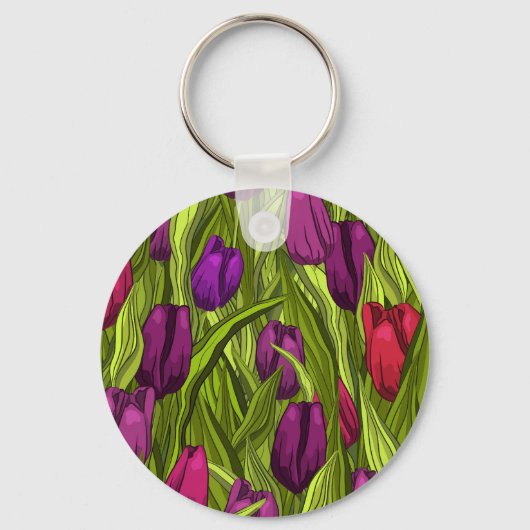 Tulpen Sleutelhanger (Achterkant)